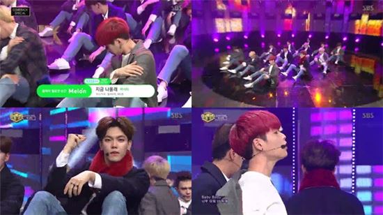 ‘인기가요’ 바시티, 화려한 퍼포먼스…‘지금 나올래’