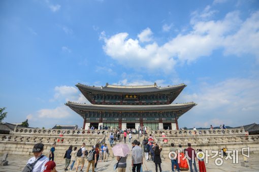 [포토]막바지 추석연휴 경복궁 어때요?