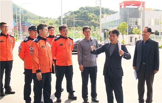 이재영 전라남도지사 권한대행,여수화학재난합동방재센터 방문