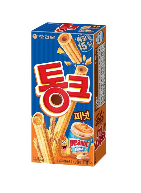 고소한 통밀과 달콤한 피넛버터의 만남…오리온, 통크 피넛 출시