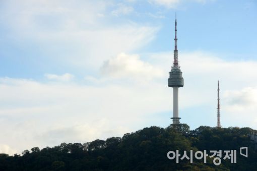 [포토]비 그친 서울 하늘