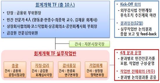 금융위 "회계부정 제재 단호히 집행…회계개혁TF 상시 운영 검토"