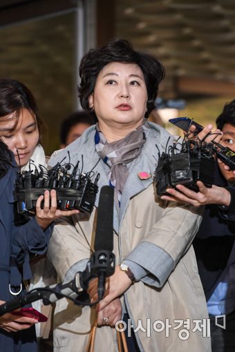 [포토]취재진 질문에 답하는 서해순