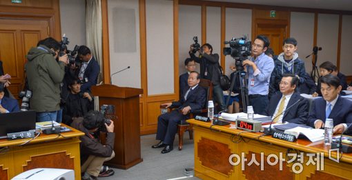 [포토]헌재 국정감사 참석한 김이수 헌법재판소장 권한대행