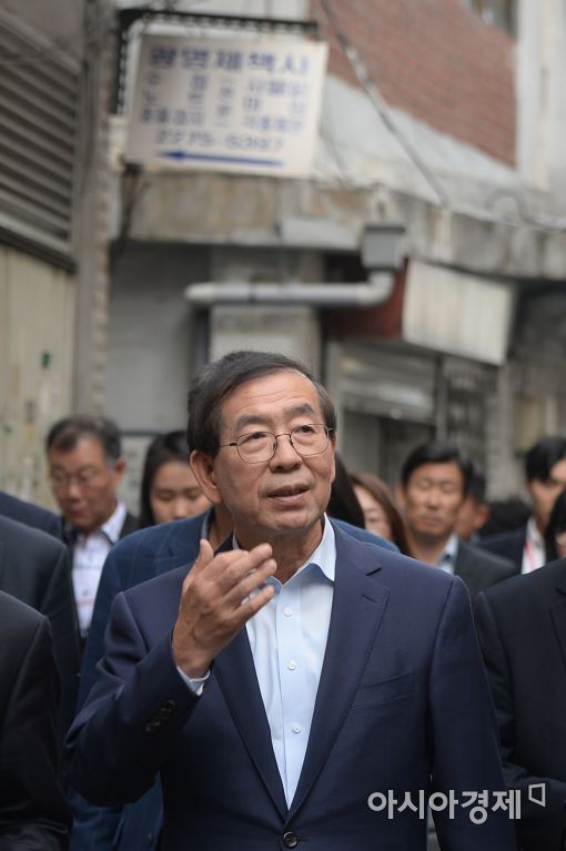 [포토]인쇄골목 찾은 박원순 서울시장