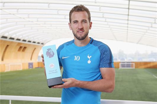 해리 케인, EPL 9월의 선수상…통산 5번째 수상 기록