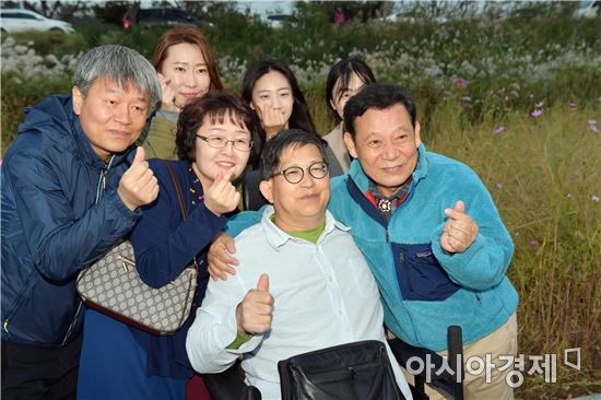 윤장현 광주시장, 제3회 영산강 서창들녘 억새축제 개막식 참석