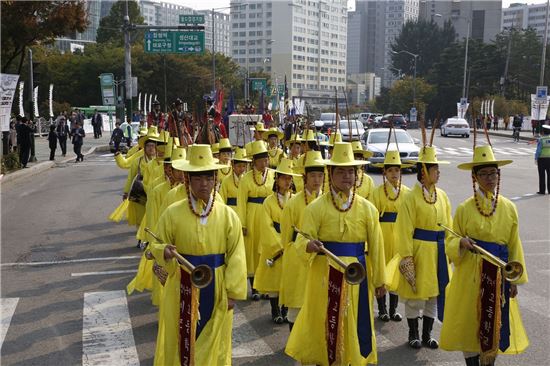 제10회 마포나루 새우젓축제 팡파르 