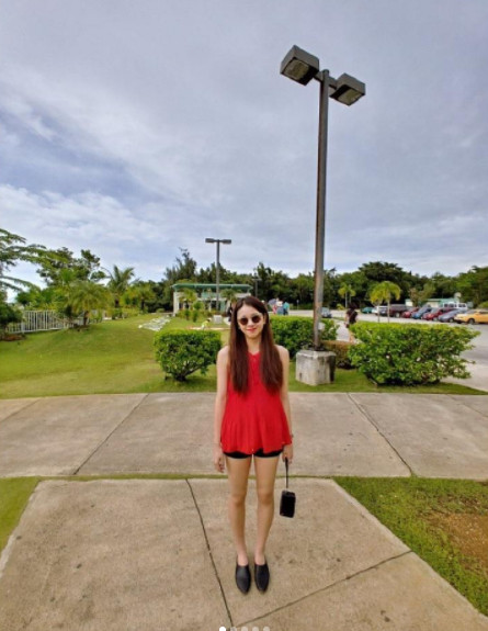 트와이스 채영, 괌 여행 포착…“연휴에도 빛나는 외모”