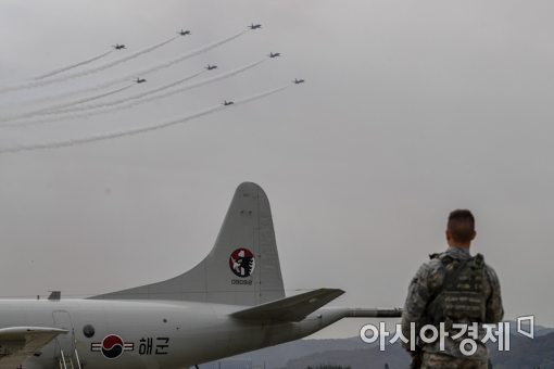 [포토]블랙이글스 공중기동