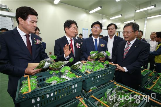 농협, 나주에 호남권 친환경농산물 종합물류센터 개장