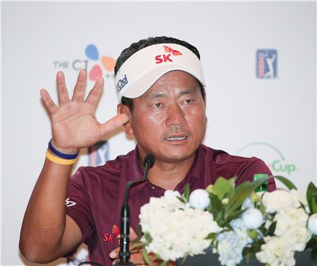 [더CJ컵 이모저모] 최경주 "가슴이 벅차다"