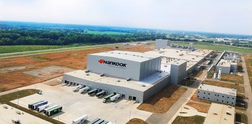 미국 테네시주 클락스빌에 초고성능 타이어를 중점적으로 생산하는 하이테크 생산시설인 한국타이어 '테네시 공장' 전경