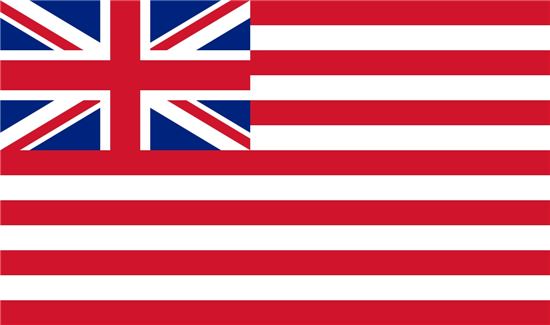 영국 동인도회사 깃발(사진=위키피디아)