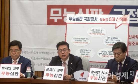 자유한국당, 국정감사대책회의