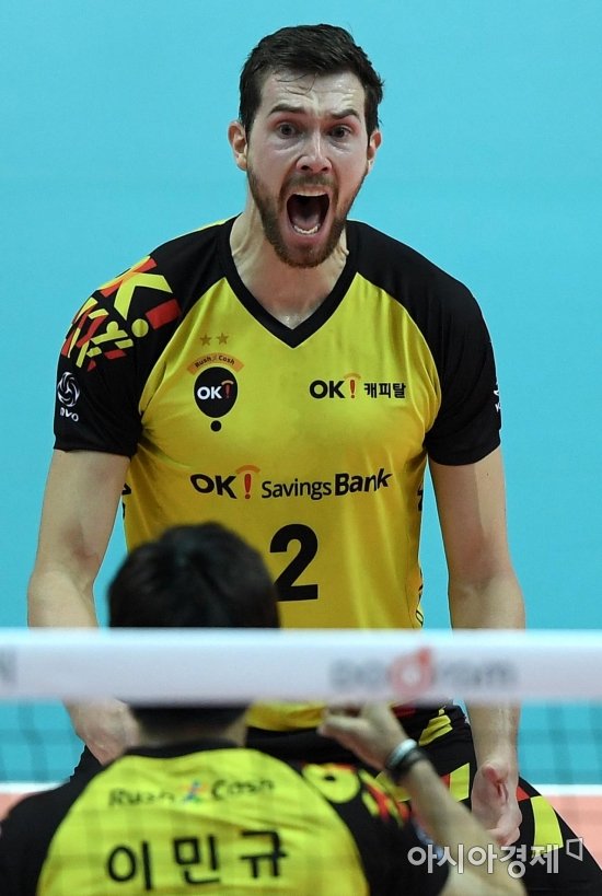 [포토]포효하는 OK저축은행 브람