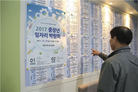 성동구, 중장년 위한 일자리 박람회 개최