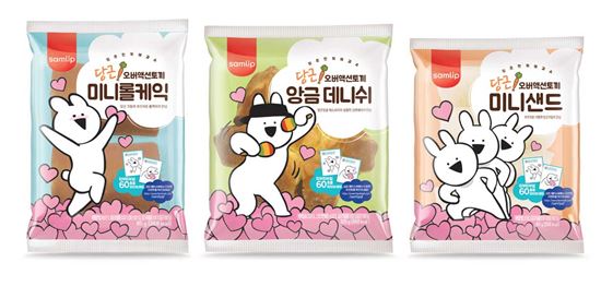 SPC삼립, ‘오버액션토끼 캐릭터빵’ 3종 출시