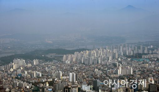 [포토]'미세먼지 다시 찾아왔네'