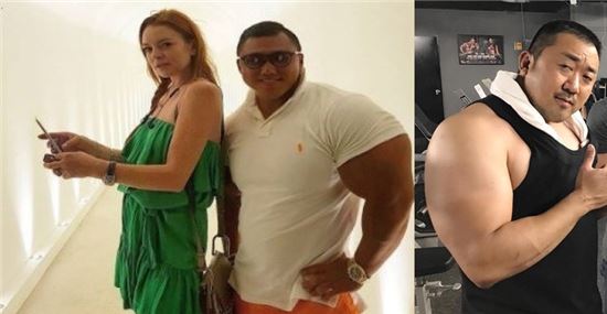 사진=하제용 인스타그램(좌)마동석)(우)사진=보디빌더 형주현 인스타그램 캡처