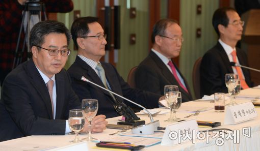 [포토]기획재정부 역대 부총리·장관 초청 만찬 간담회