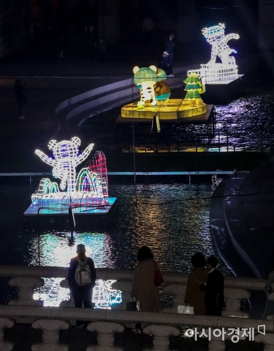 [포토]청계천 밝힌 등불