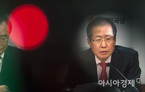홍준표, 서청원·최경환 맹비난…"추태 그만부리고 떠나라"