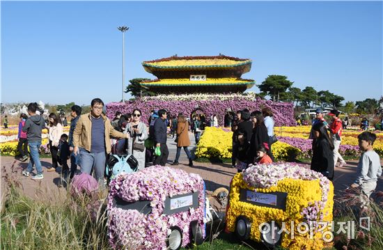 함평국향대전 24만명 다녀가~"역대 최초 입장료수입 8억원 돌파"