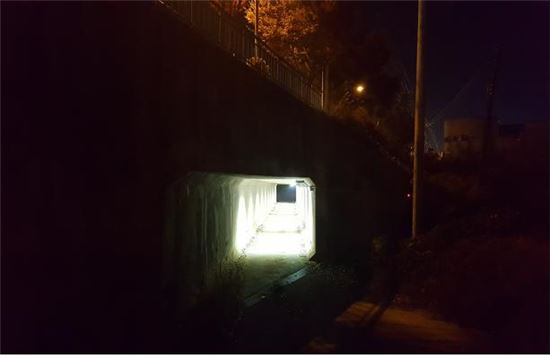 야간 보행자 안전성 위해 ‘통로암거’ 불 밝혔다