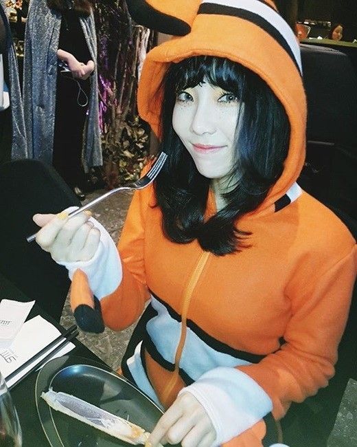 ‘올해 최고의 메이크업’ 태연, 깜직한 니모로 변신 