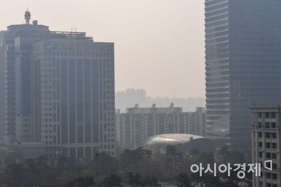 [포토] 서울 미세먼지 '나쁨'