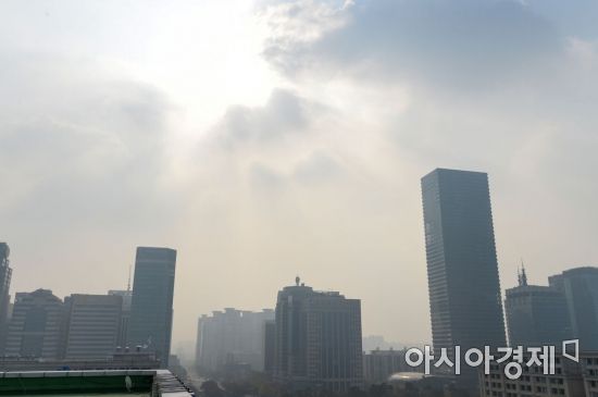[포토] 미세먼지 가득한 서울