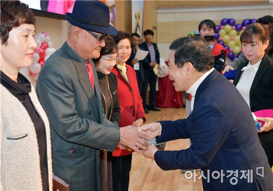 윤장현 광주시장, (사)빛고을노인대학연합회 어르신한마당축제 참석