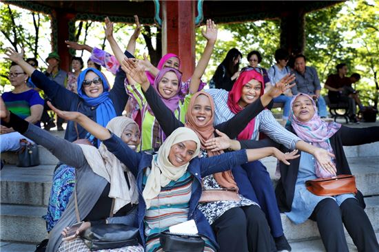 ‘제19회 광진구 아름다운 미소 사진전’ 대상 '환희'