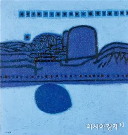 김환기, 모닝스타(Morning Star), Oil on canvas, 145.5×145.2cm, 1964