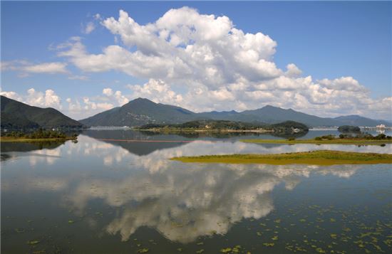 팔당호 전경