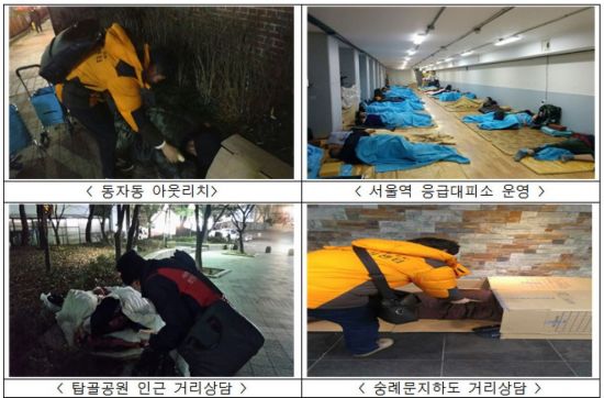 서울시, 노숙인·취약계층 위한 겨울철 대책 마련