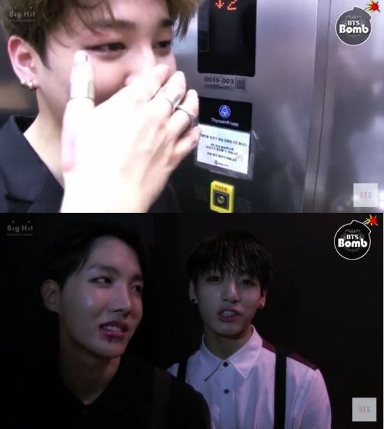 사진=[BANGTAN BOMB] after M!countdown 1st place T_T 방송화면 캡처