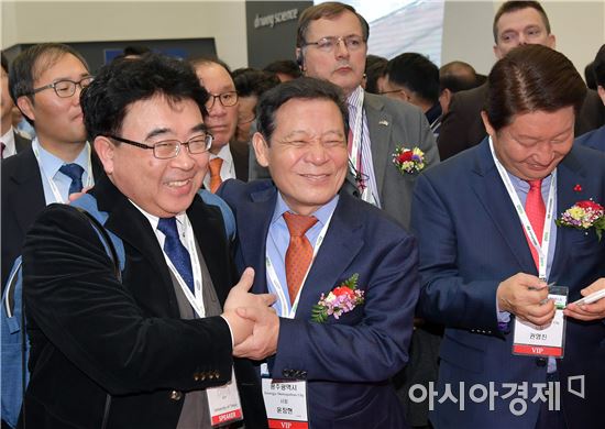 윤장현 광주시장, 대구 국제미래자동차 엑스포 개막식 참석