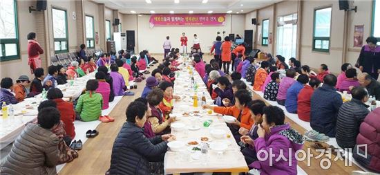 장흥군 관산읍, 한마음 떡국 나누기 행사 개최