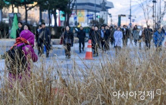 [포토] 주말 지나고 다시 추위