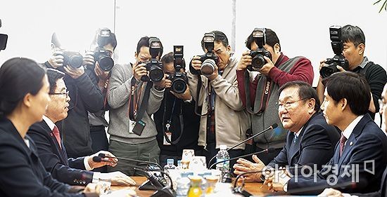 [포토] 예산안 논의, 교섭단체 3당 2+2+2 회동