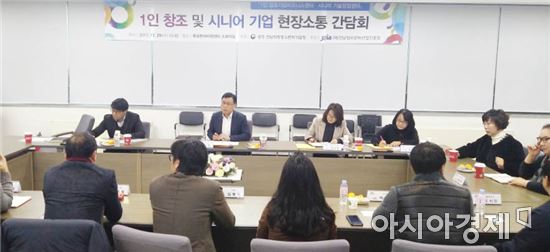 광주·전남지방청,전남 1인 창조기업의 성공창업 위한 현장 의견 수렴