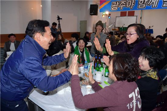 윤장현 광주시장, 광주형일자리 성공정착 ‘문화야 놀자’ 일일호프 참석