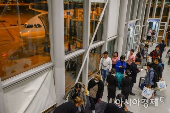 [포토] 발리 관광객 특별기로 귀국