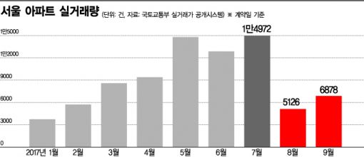 서울 아파트 거래량 '통계의 오류'