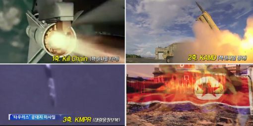 군 당국이 지난 7월 5일 유사시 북한 지도부를 제거하는 데 동원할 우리 군의 전략무기 발사 장면을 대거 공개했다. (합참 제공=연합뉴스) 