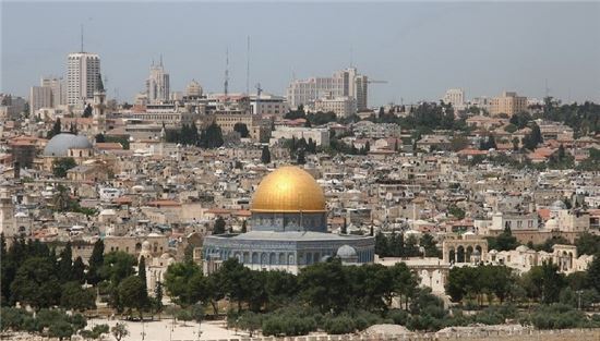 예루살렘 바위사원 일대 전경 모습(사진=두산백과)