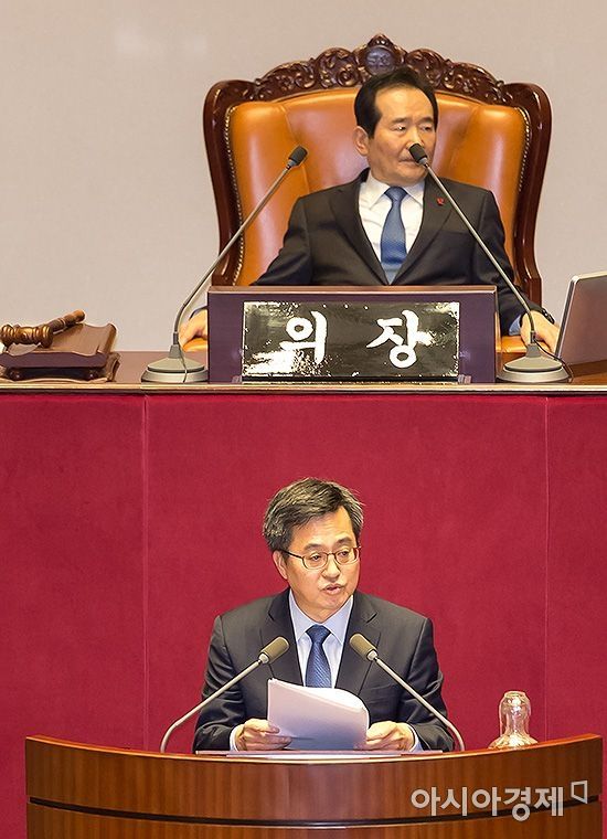 [포토] 정부예산안 설명하는 김동연 부총리