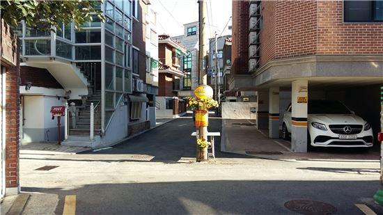 무단투기 감시용 테이블 